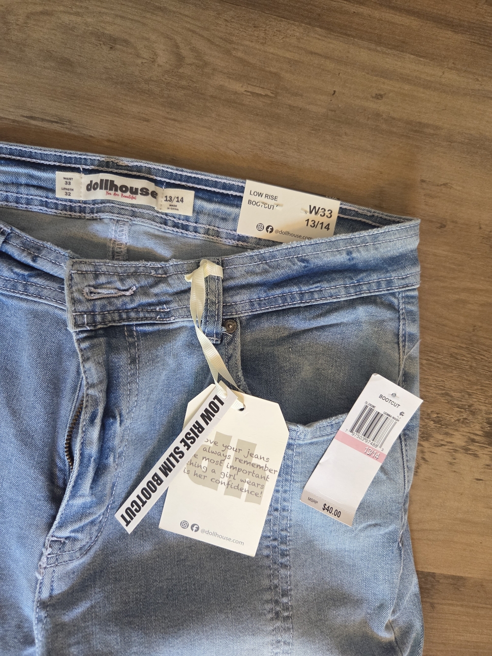 Dollhouse Light Blue Flare Jeans - Picture 2 of 7